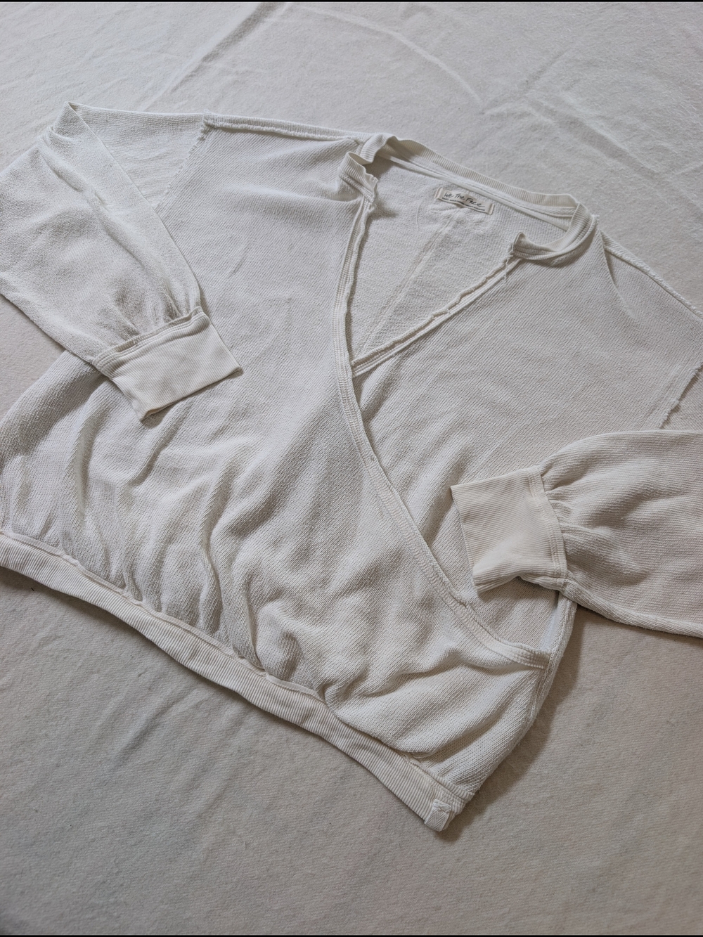 We The Free Free People Anyway Tee In Gardenia
